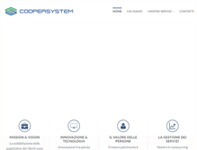 Tablet Screenshot of coopersystem.it
